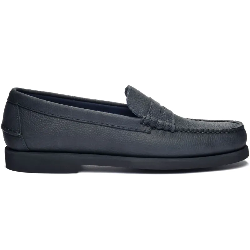 DAN PO TUMBLED - Moc - Moccasin - Man - BLUE NAVY sold by Sebago