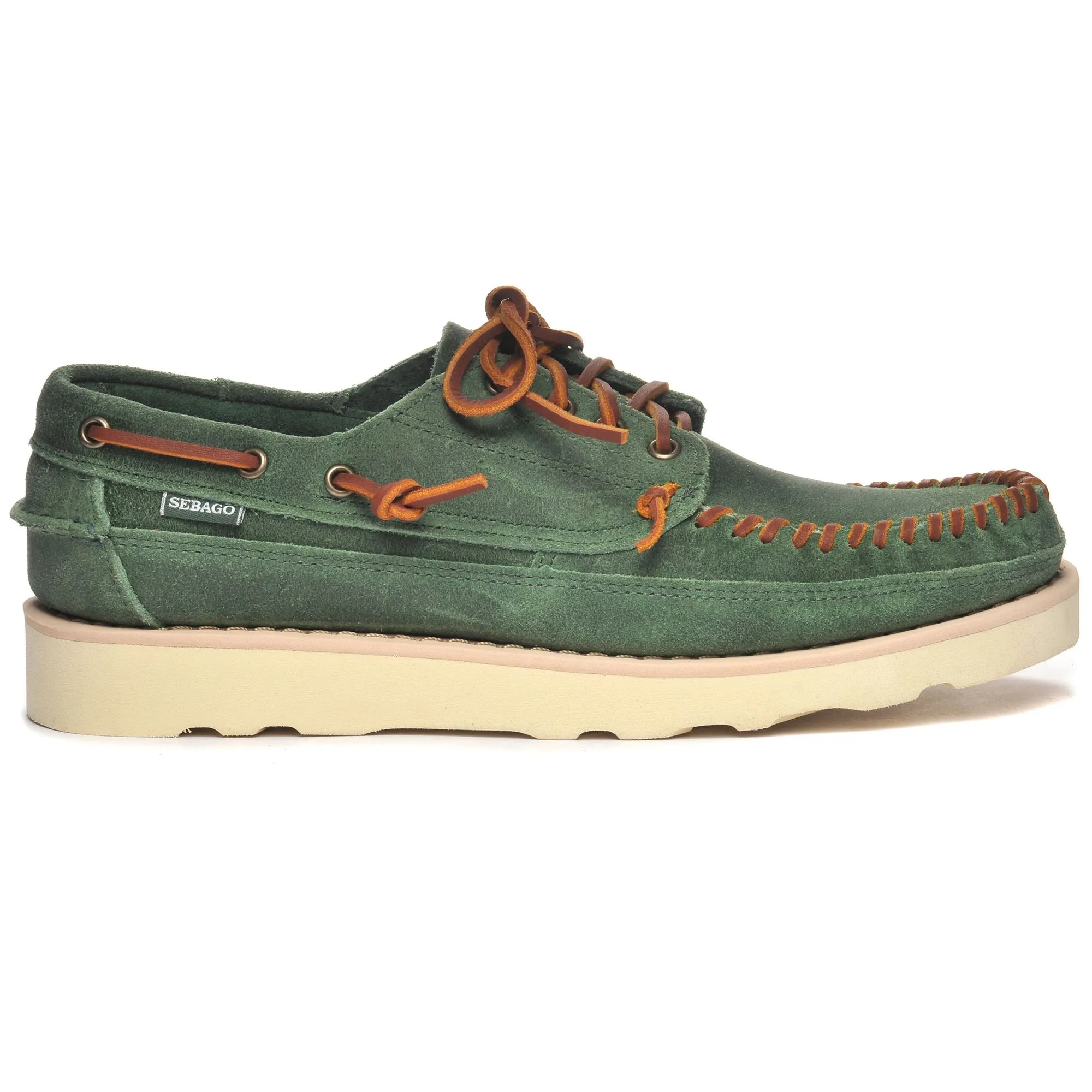 KEUKA - Moc - Moccasin - Man - GREEN AGAVE sold by Sebago
