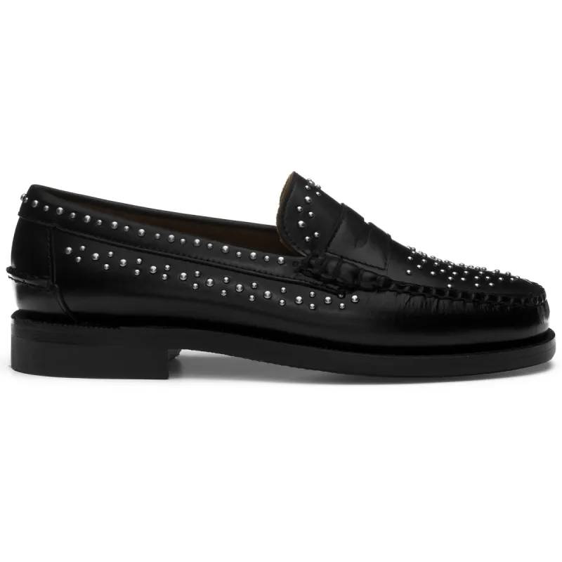 DAN STUDS - Moc - Moccasin - Man - BLACK sold by Sebago
