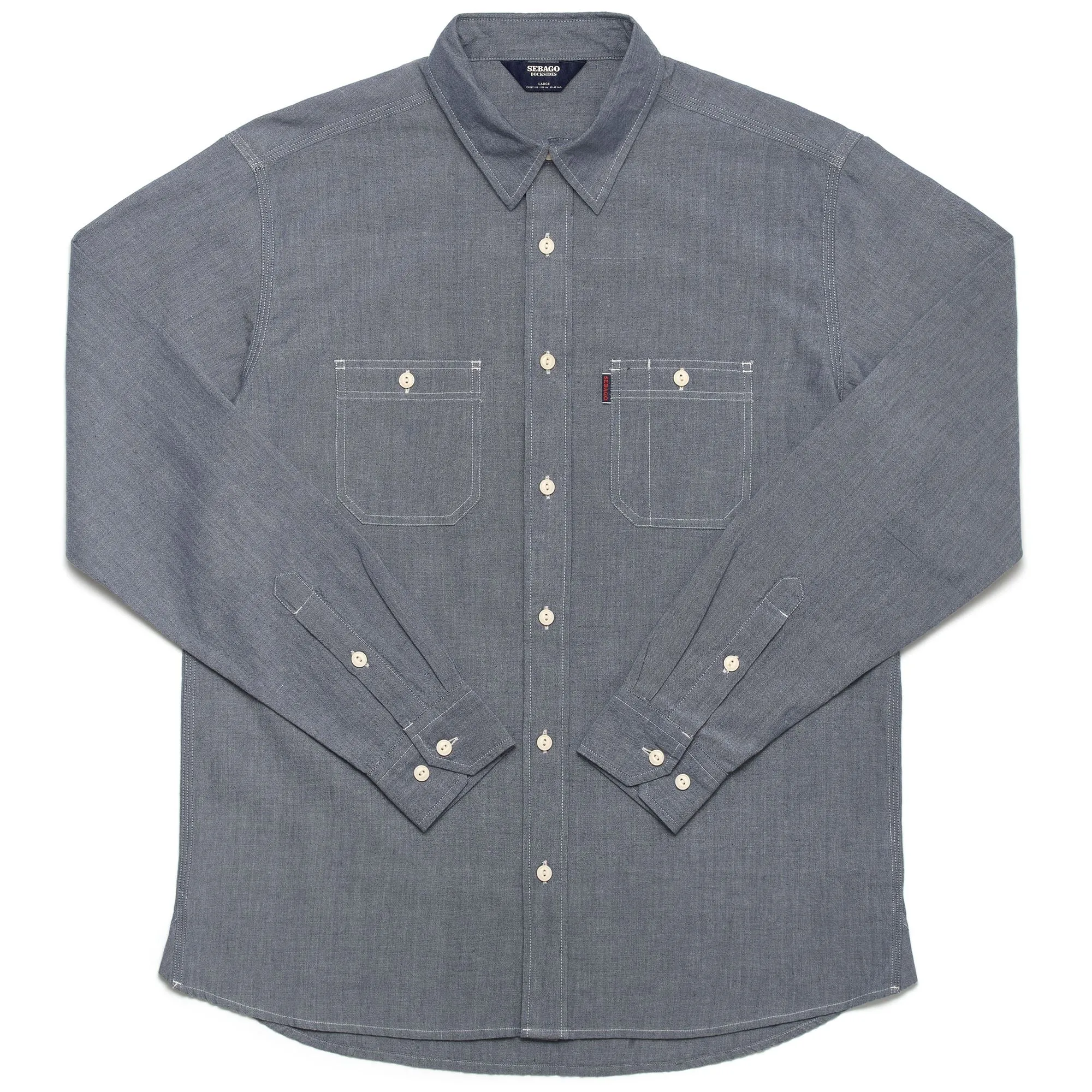 SHEETBEND - SHIRTS - CLASSIC - Man - BLUE MOOD INDIGO sold by Sebago