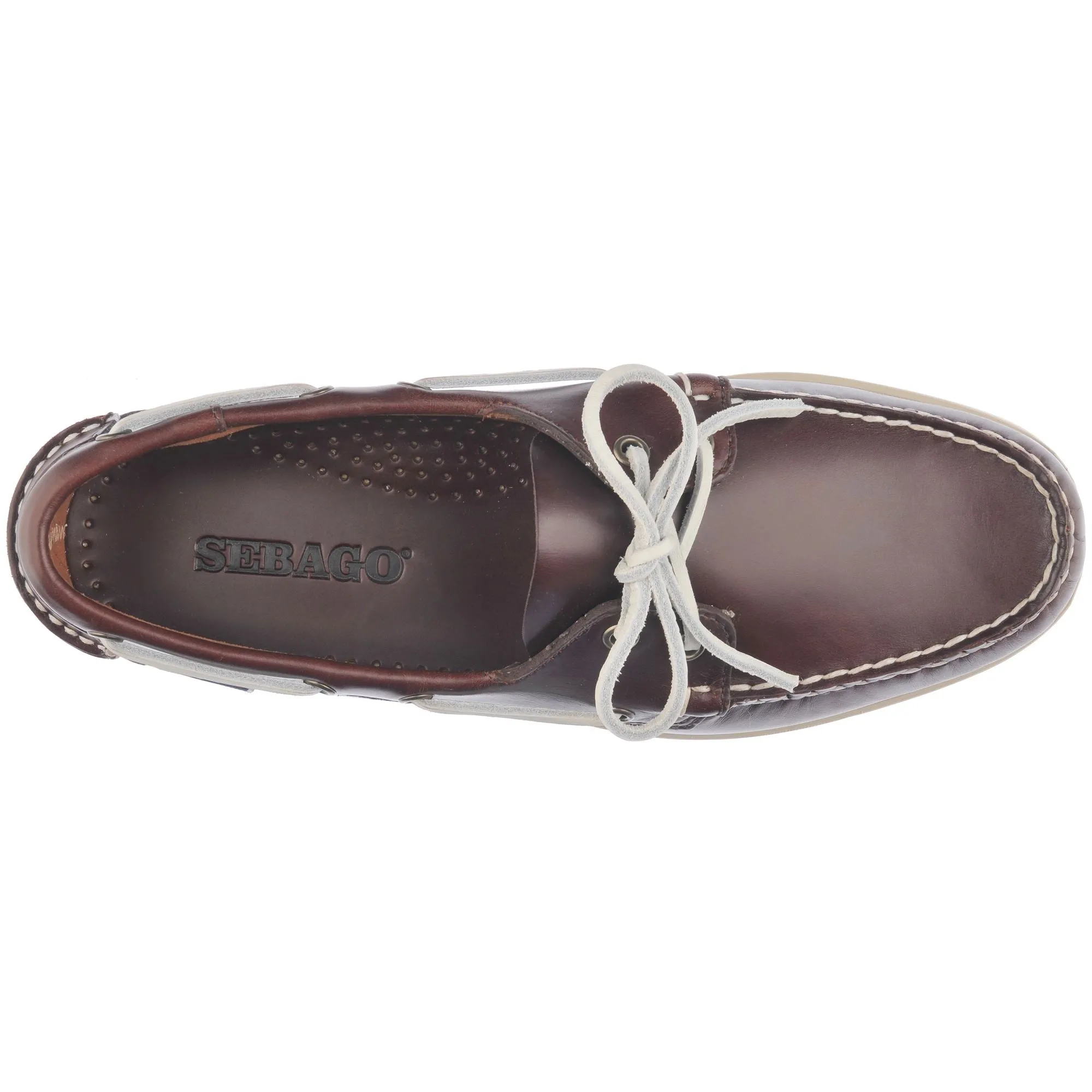 DOCKSIDES PORTLAND WAXED - Docksides - Mocassin - Man - BROWN-WHITE sold by Sebago product image thumbnail 3