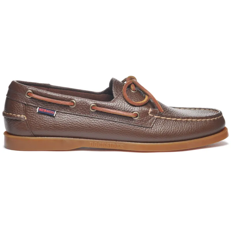 PORTLAND MARTELLATO - Docksides - Mocassin - Man - BROWN COGNAC-GUM sold by Sebago
