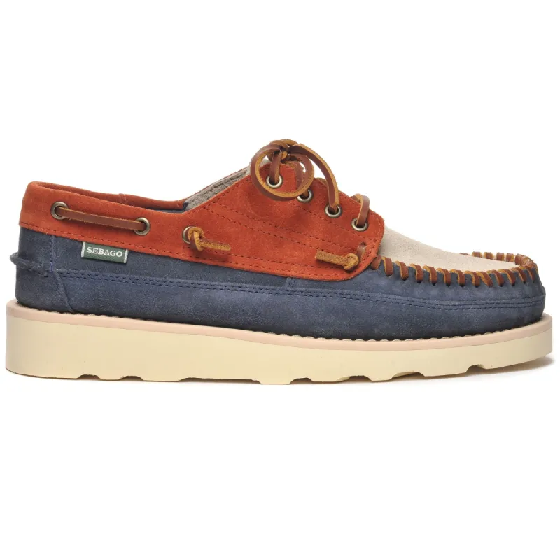 CAYUGA - Moc - Moccasin - Man - BLUE DK DENIM- BRANDY- BIRCH sold by Sebago