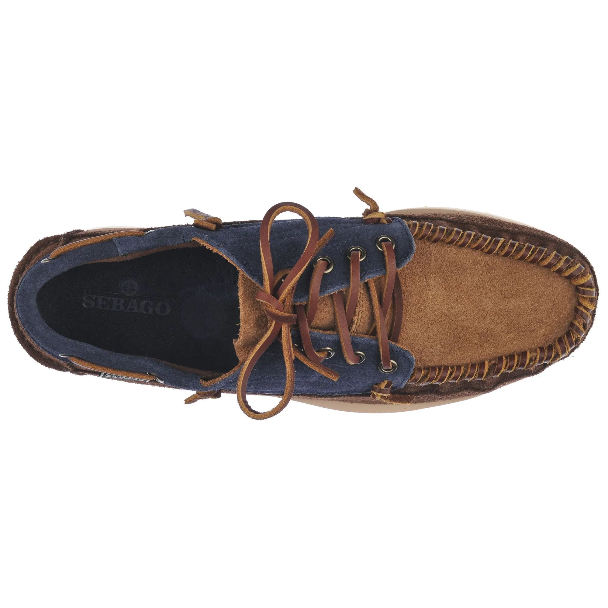 CAYUGA - Moc - Moccasin - Man - BLUENAVY-COGNAC-DKBROWN sold by Sebago product image thumbnail 4