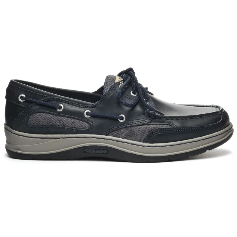 CLOVEHITCH II FGL WAXED - Moc - Low Cut - Man - BLUE NAVY-DK GREY sold by Sebago
