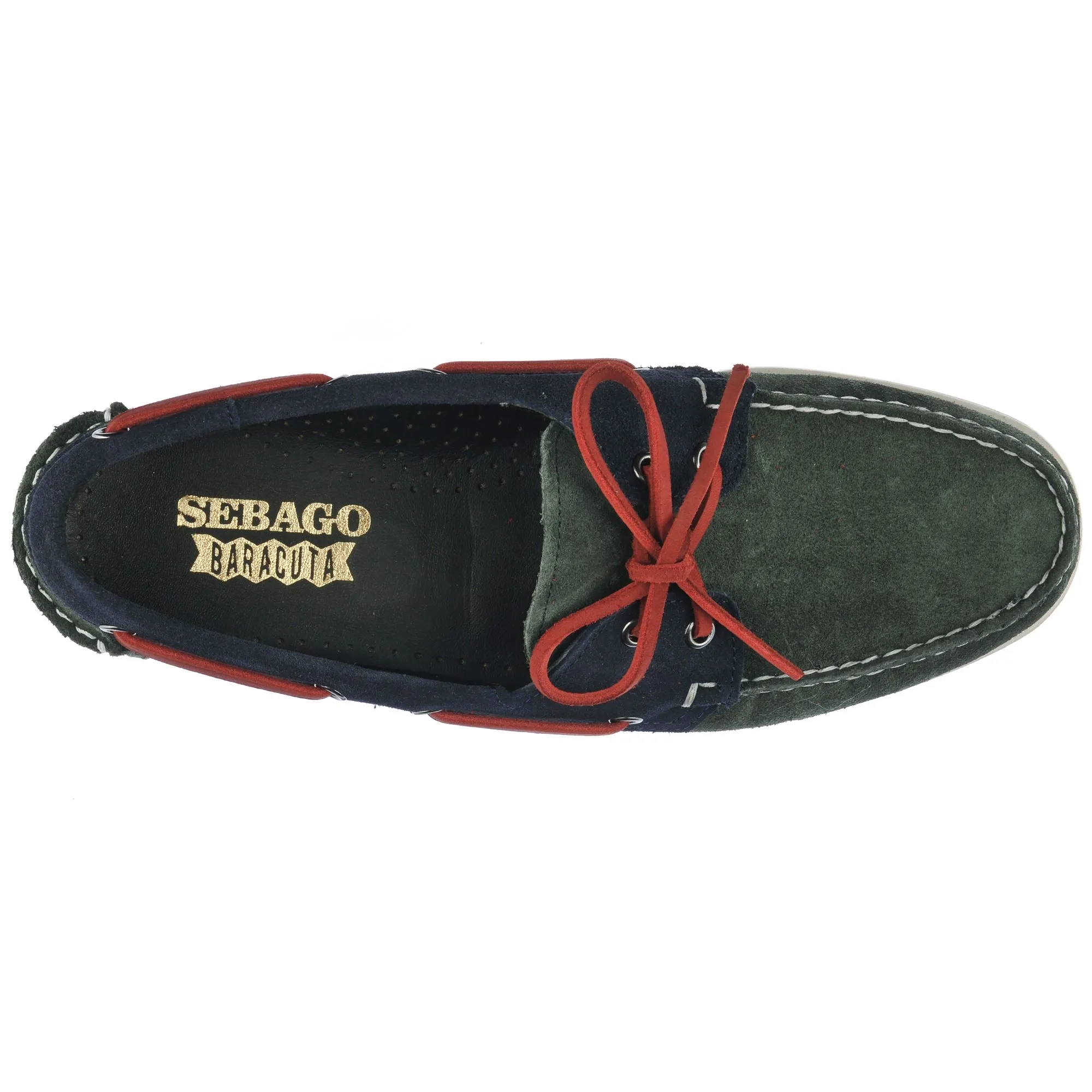 PORTLAND BARACUTA - Moc - Moccasin - Man - GREEN-BLUE-RED sold by Sebago product image thumbnail 4