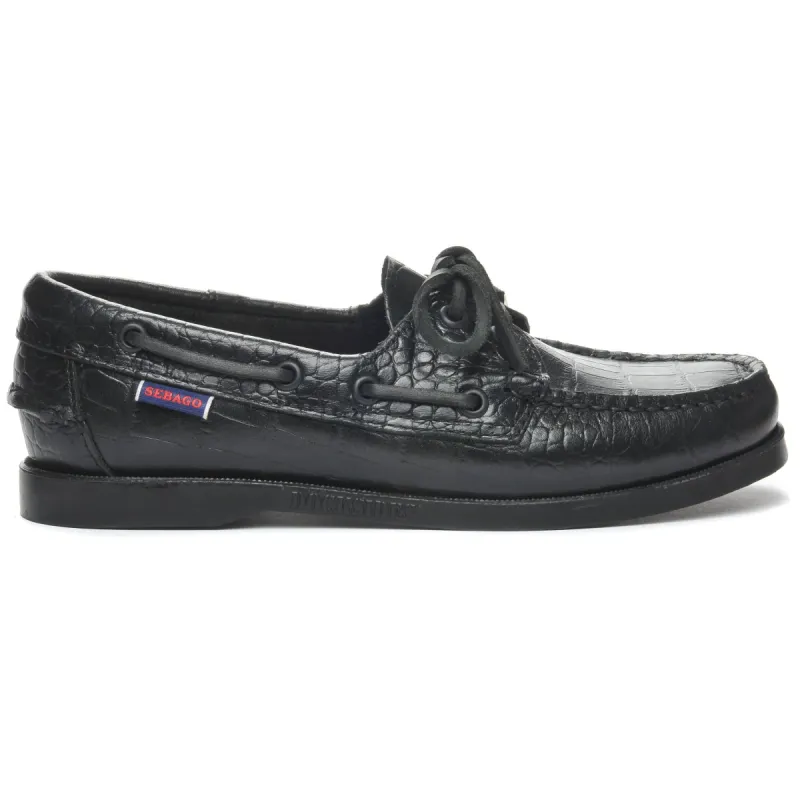 Portland Exotic Woman - Croc Black sold by Sebago