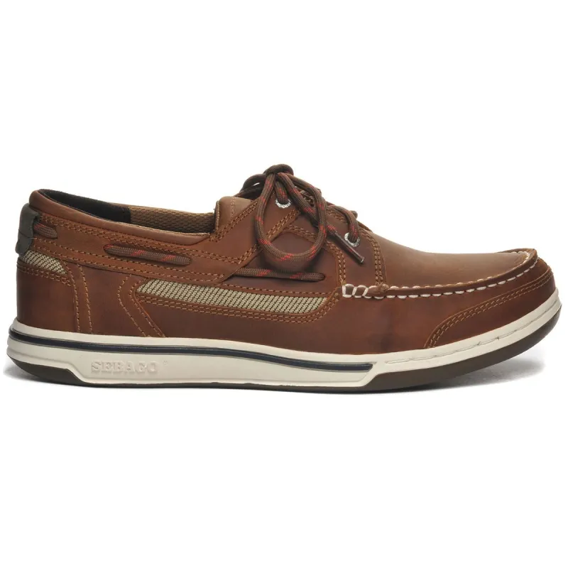 Triton Three Eyelets Fgl - Brown Cinnamon sold by Sebago