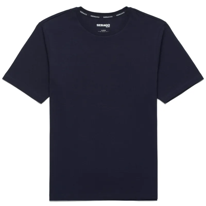 Crew T-Shirt - Blue Marine sold by Sebago