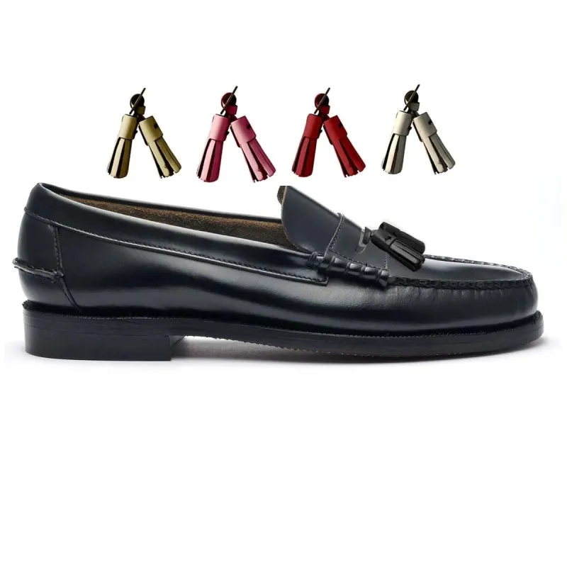 Classic Dan Multi Tassel Woman - Black Multicolor sold by Sebago