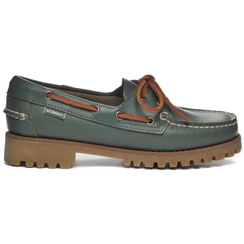 RANGER MOC SOFT WOMAN - Moc - Low Cut - Woman - GREEN CHIVE- GUM sold by Sebago