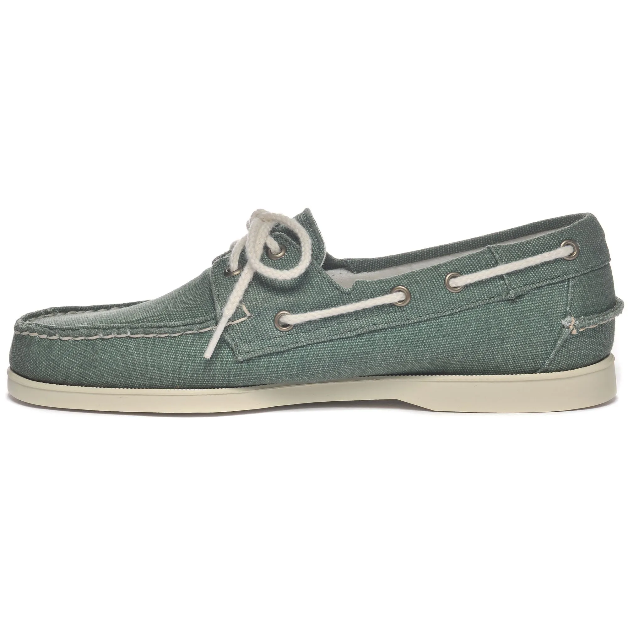 PORTLAND WASHED CANVAS - Docksides - Mocassin - Man - GREEN MILITARY sold by Sebago product image thumbnail 3