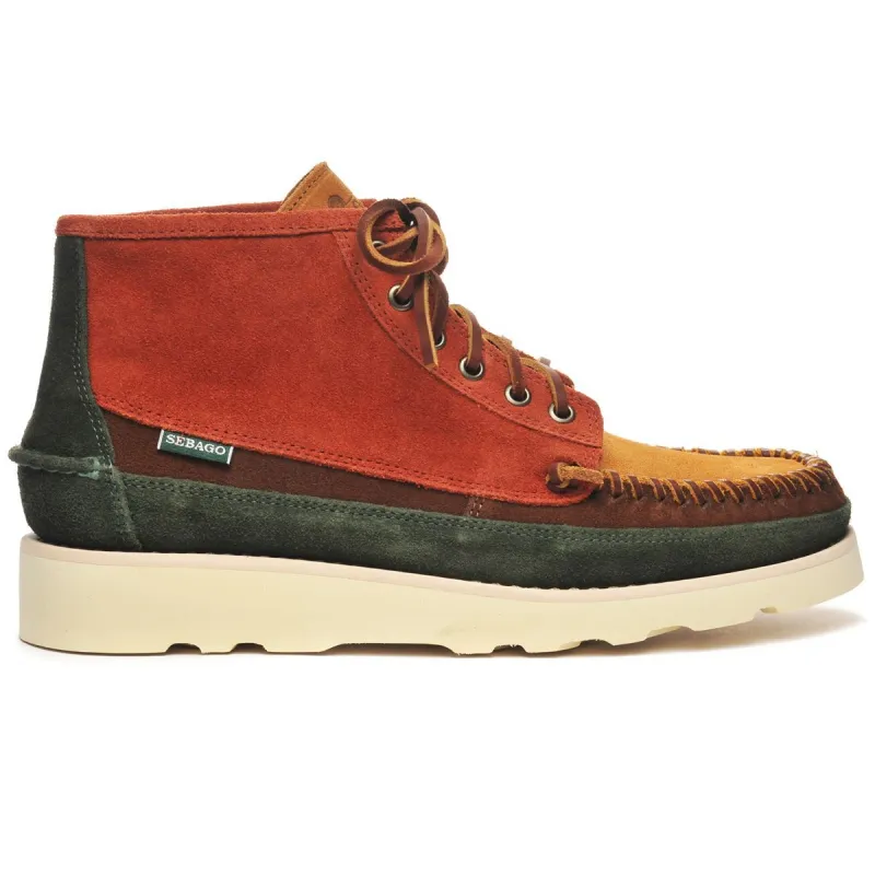 Cayuga Mid - Green Dark Depths & Ketchup & Dark Brown & Cognac made by Sebago