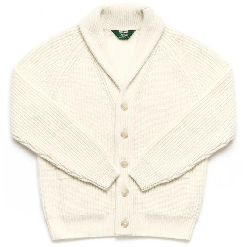 BARRED - Knitwear - Cardigan - Man - WHITE NATURAL sold by Sebago