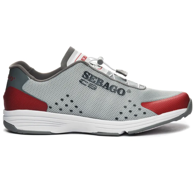 Cyphon Jia Ren - Light Gray & Red made by Sebago