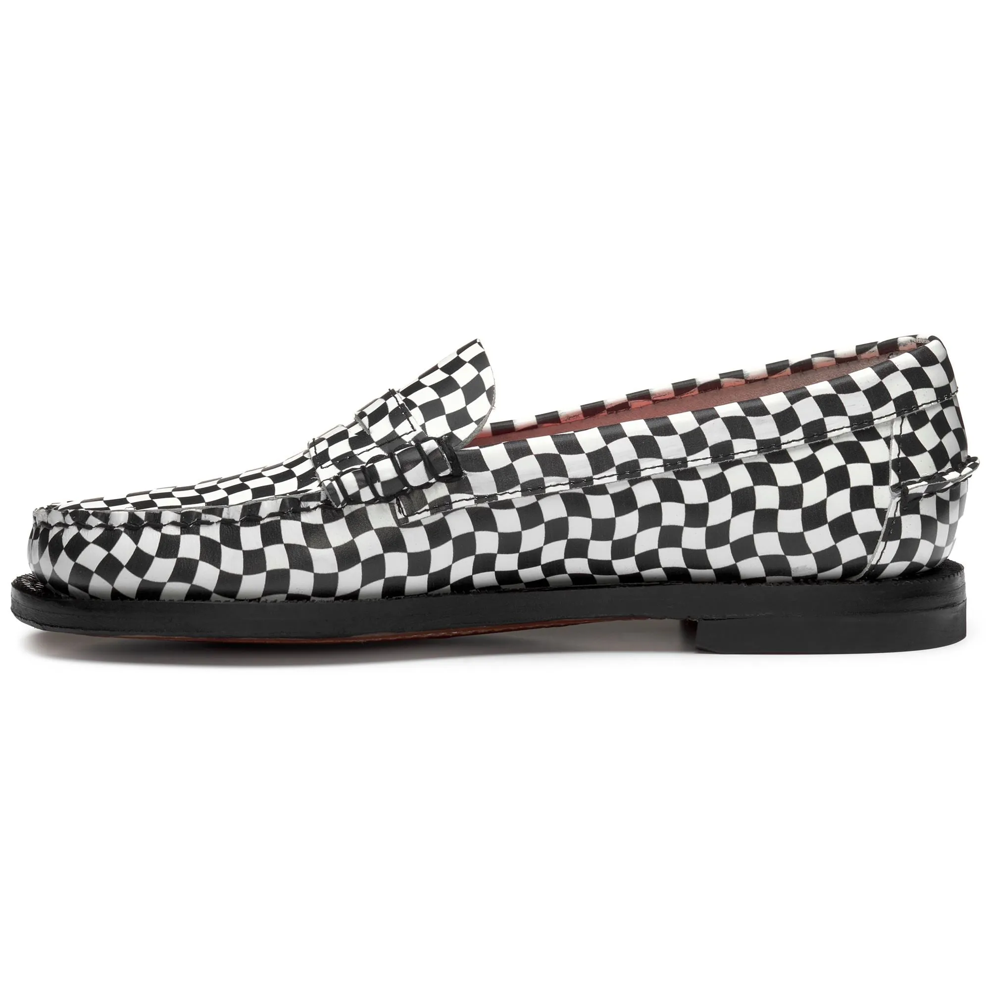 DAN PRINTED WOMAN - Moc - Moccasin - Woman - BLACK-WHITE CHESSBOARD sold by Sebago product image thumbnail 3