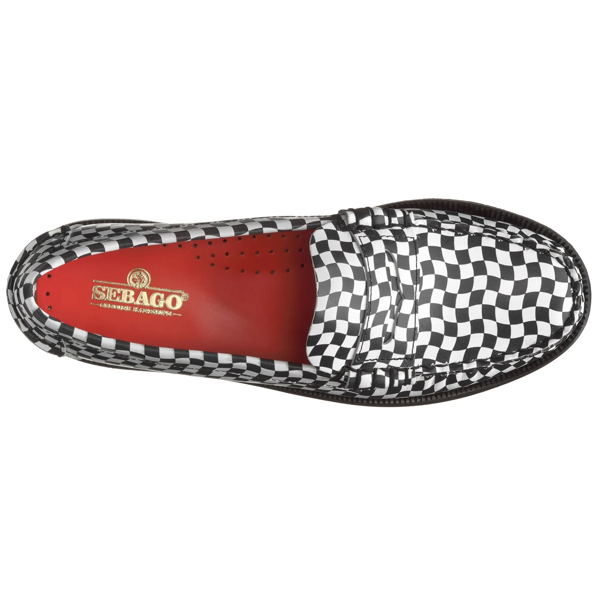 DAN PRINTED WOMAN - Moc - Moccasin - Woman - BLACK-WHITE CHESSBOARD sold by Sebago product image thumbnail 4