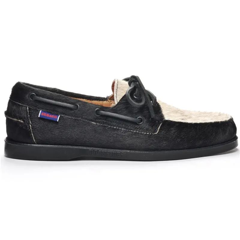 Docksides Portland Raw - Black &amp; White sold by Sebago
