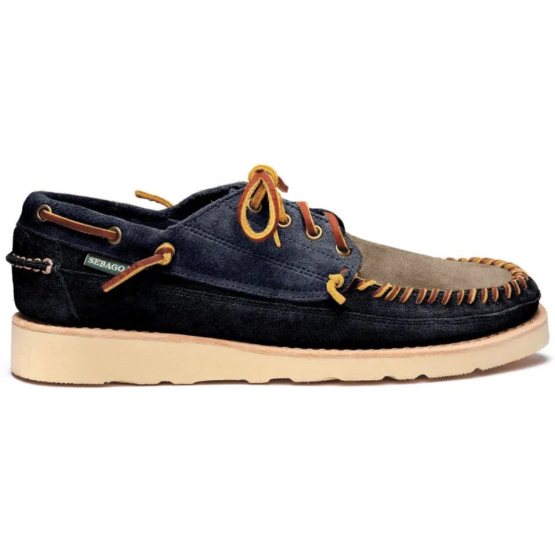 Cayuga Lined - Dark Blue &  Bluette & Cobblestone sold by Sebago
