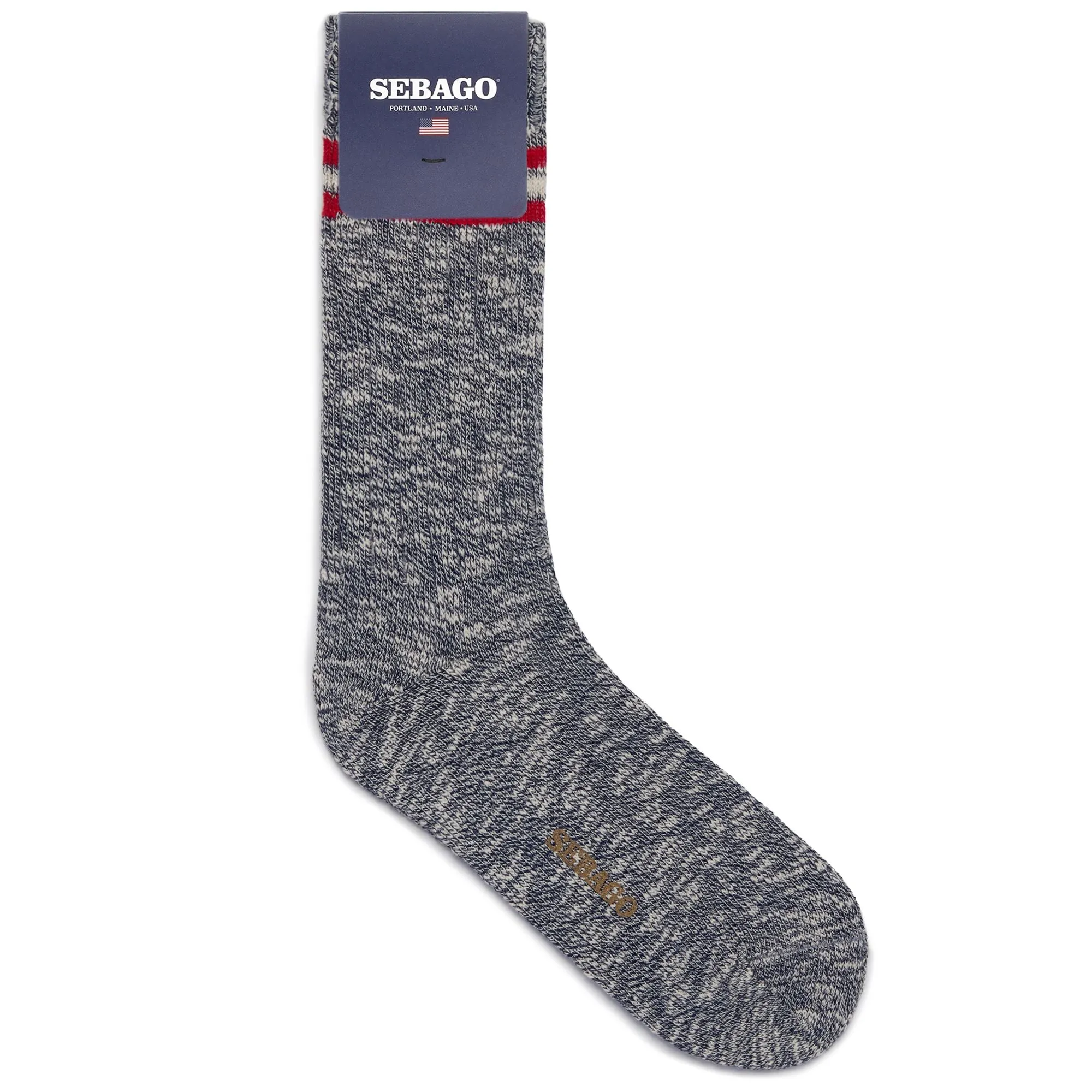 SEBOEIS COUNTRY - Socks - ANKLE TUBE - Unisex - BLUE AVIO-OFF WHITE-RED sold by Sebago