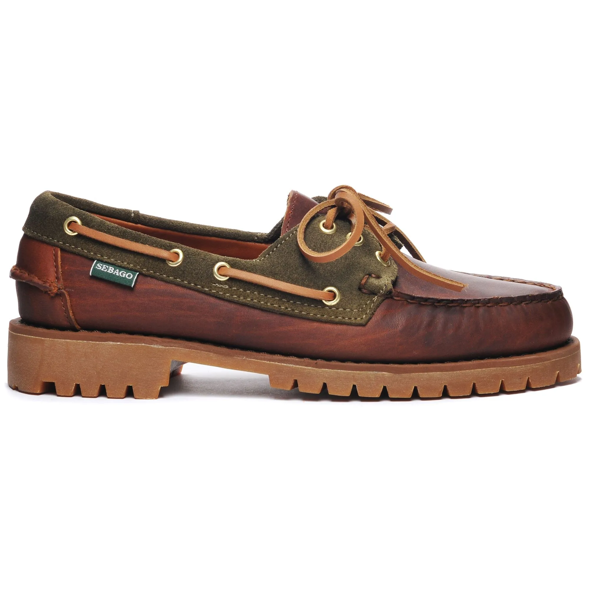 TRICKEY LUG - Moc - Low Cut - Man - CUOIO-GREENMILITARY sold by Sebago