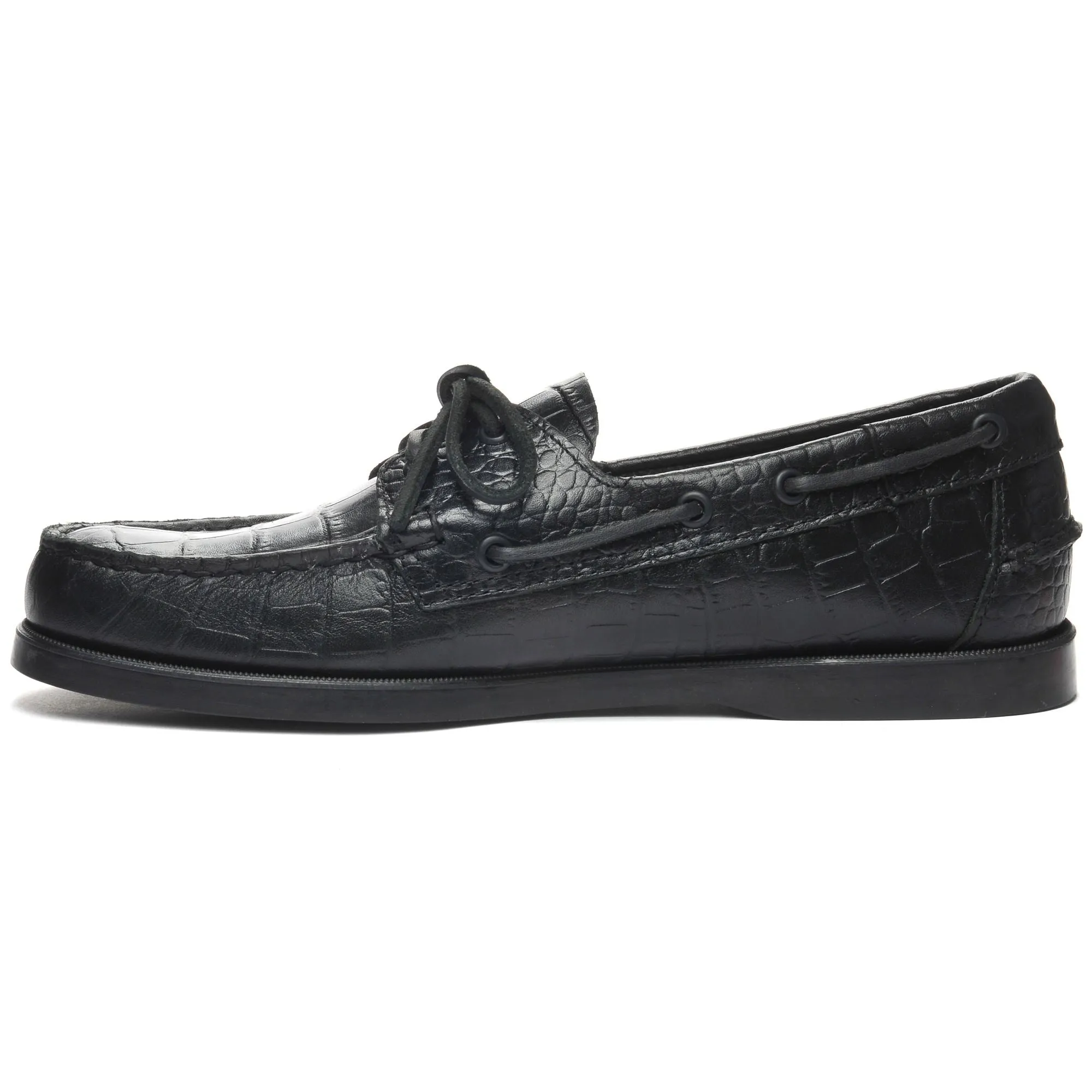 PORTLAND EXOTIC - Docksides - Mocassin - Man - CROC BLACK sold by Sebago product image thumbnail 3