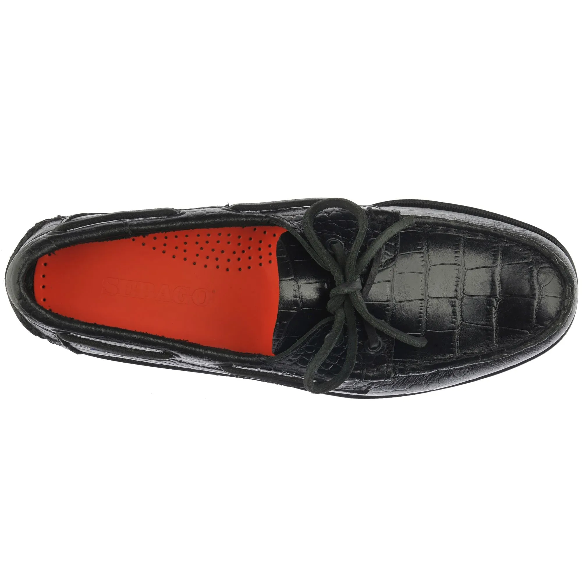 PORTLAND EXOTIC - Docksides - Mocassin - Man - CROC BLACK sold by Sebago product image thumbnail 4