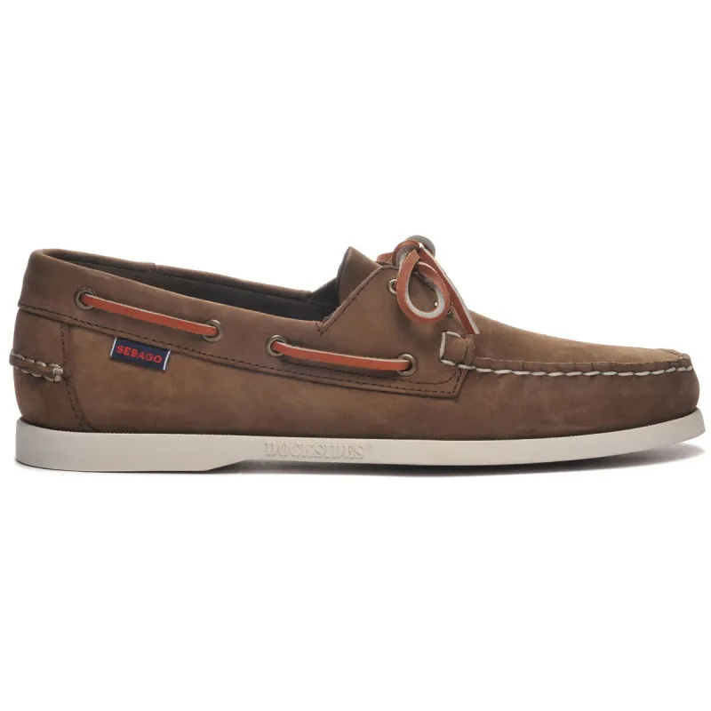 Docksides Portland Nubuck - Dark Brown sold by Sebago