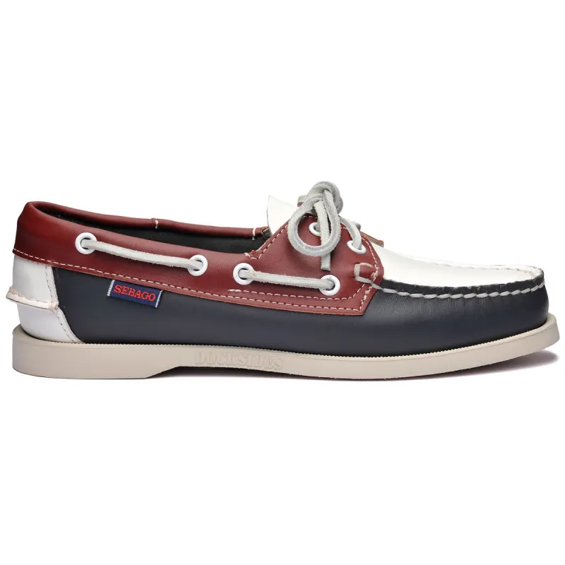 Portland Spinnaker Woman - Navy & Red & White sold by Sebago