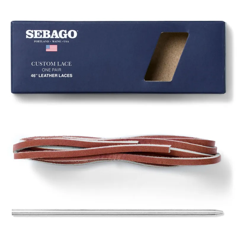 Rawhide Shoelaces - Brown sold by Sebago