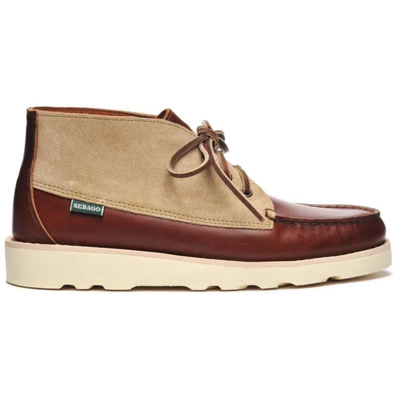 Tatanka Eva Waxy Suede - Brown & Camel sold by Sebago