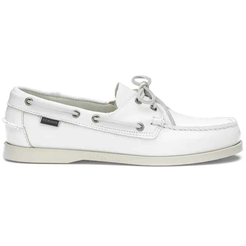 Docksides Portland - White sold by Sebago