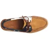 PORTLAND SUE-NBK-TMB - Docksides - Mocassin - Man - BROWN TAN- BLUE NAVY- WHITE sold by Sebago