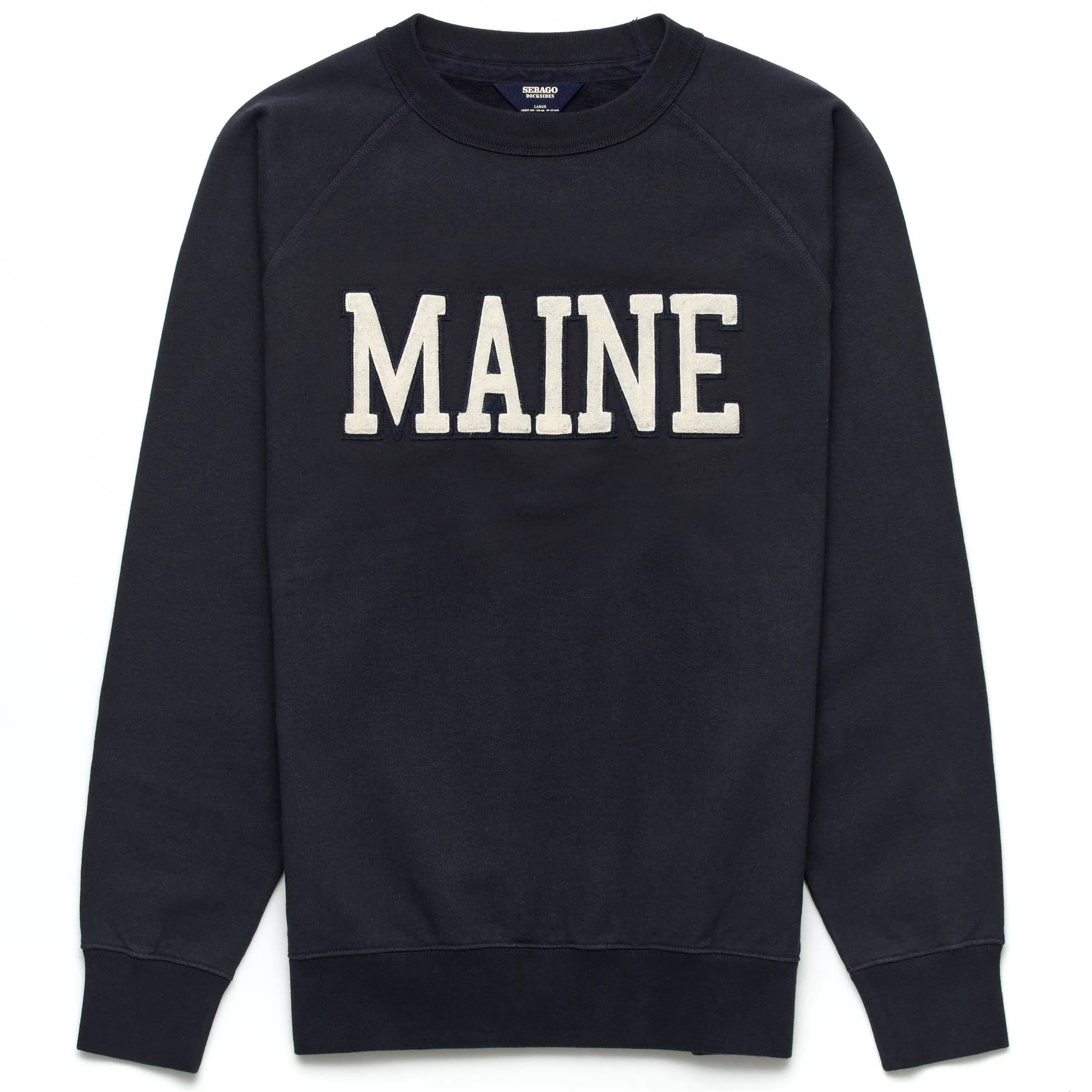 BOW - Fleece - Jumper - Unisex - Blue Marine Maine sold by Sebago