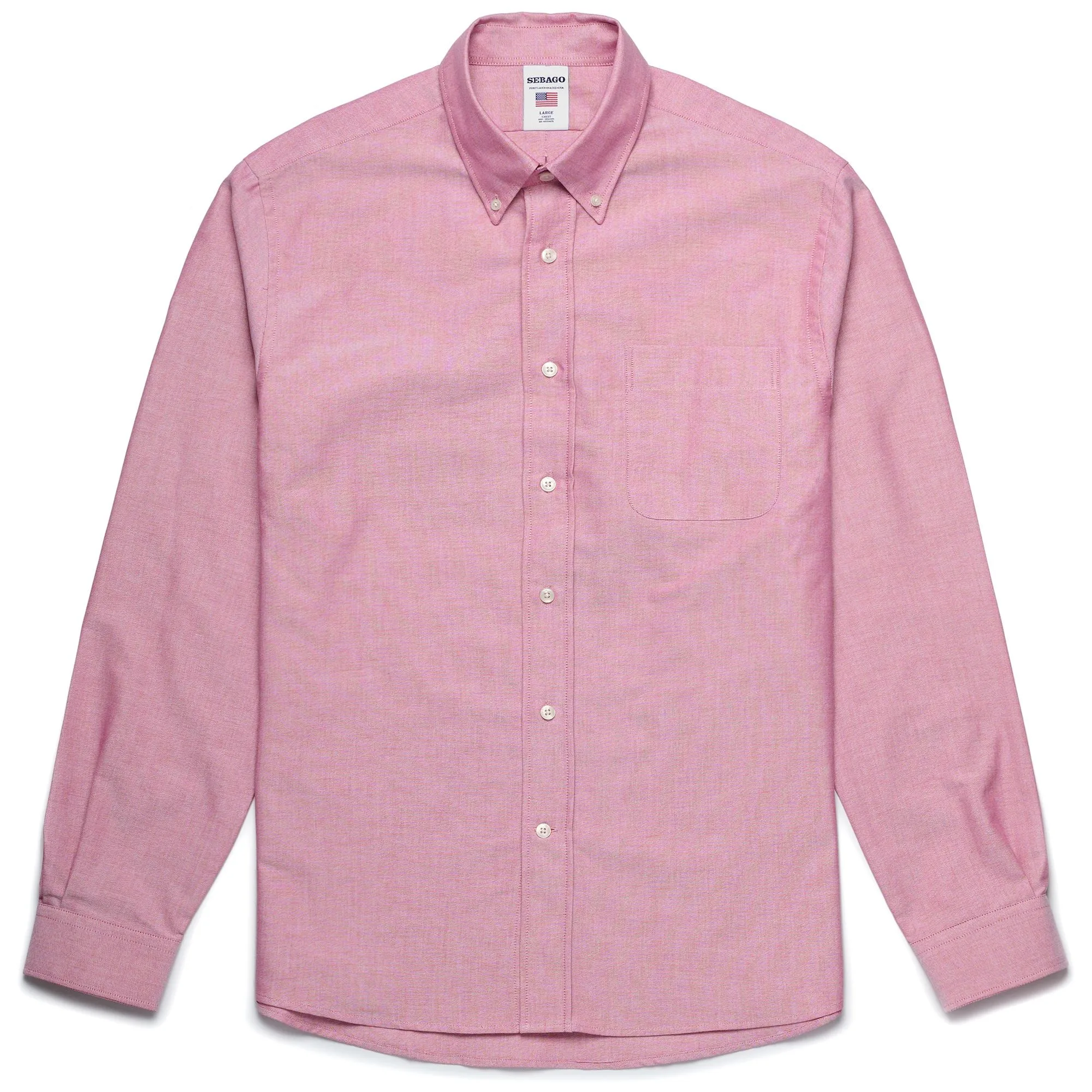 WHALEBACK - SHIRTS - Oxford - Man - RED CHERRY sold by Sebago