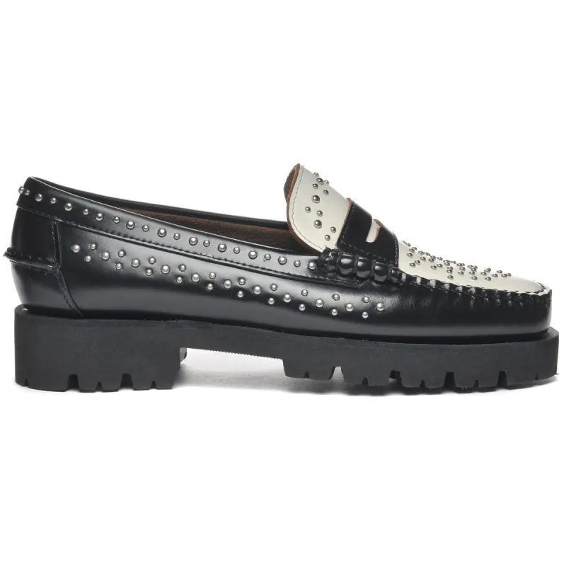 Dan Lug Studs Woman - Black/White made by Sebago