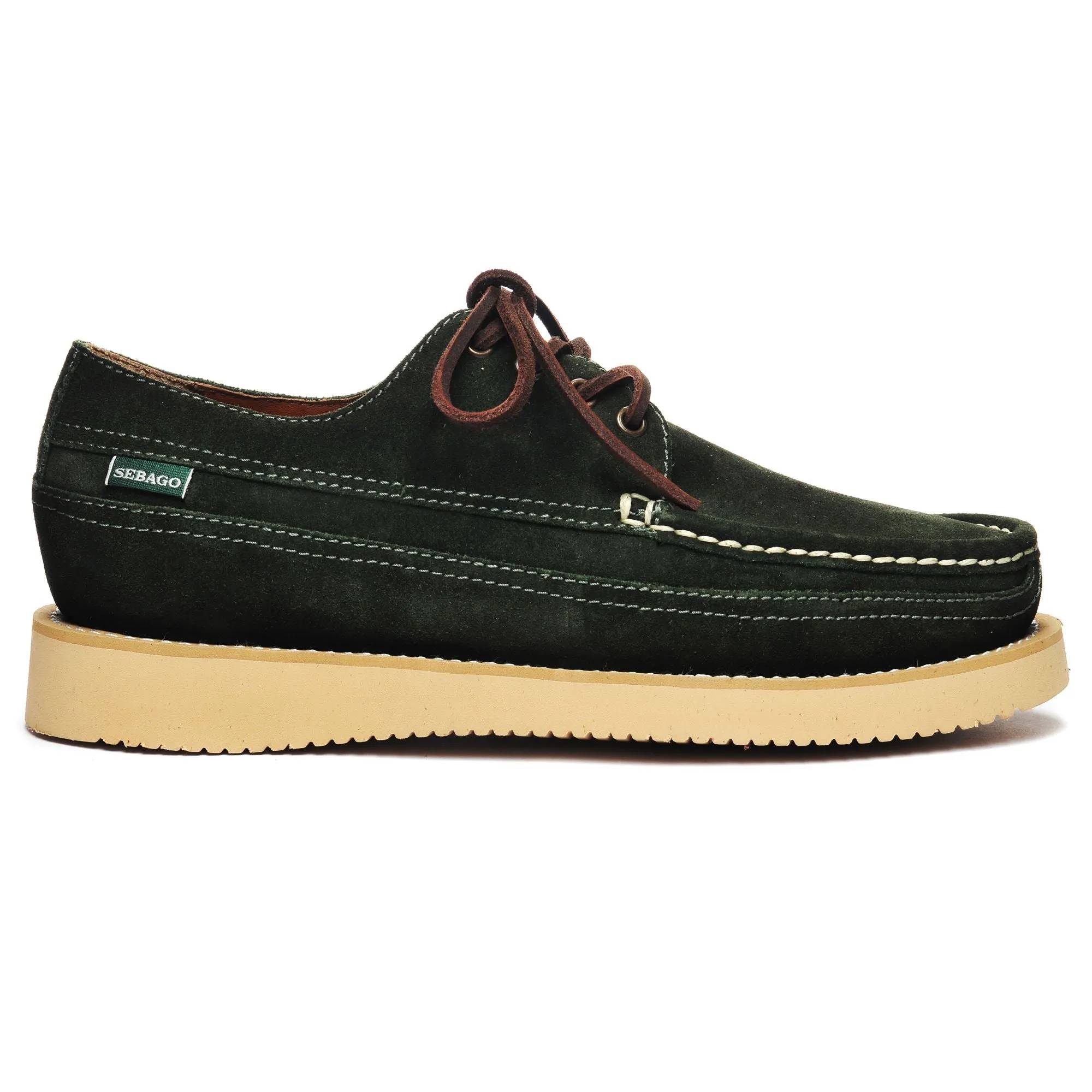 MAKWA SUEDE - Moc - Low Cut - Man - GREEN DK DEPTHS sold by Sebago