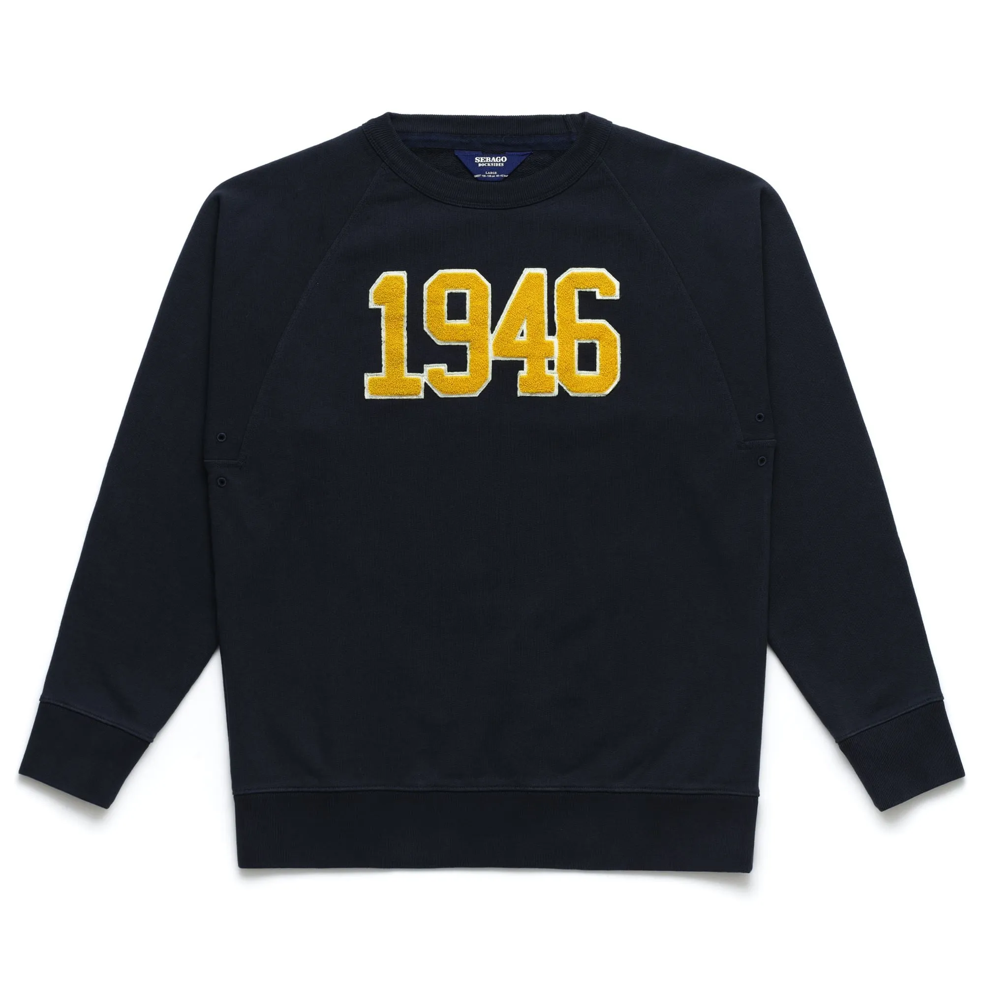 BOW - Fleece - Jumper - Man - BLUE NAVY 1946 sold by Sebago