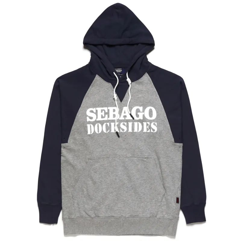 BOWLINE LT. SEBAGO DOCKSIDES - Fleece - Jumper - Man - GREY MEL-BLUE MARINE sold by Sebago
