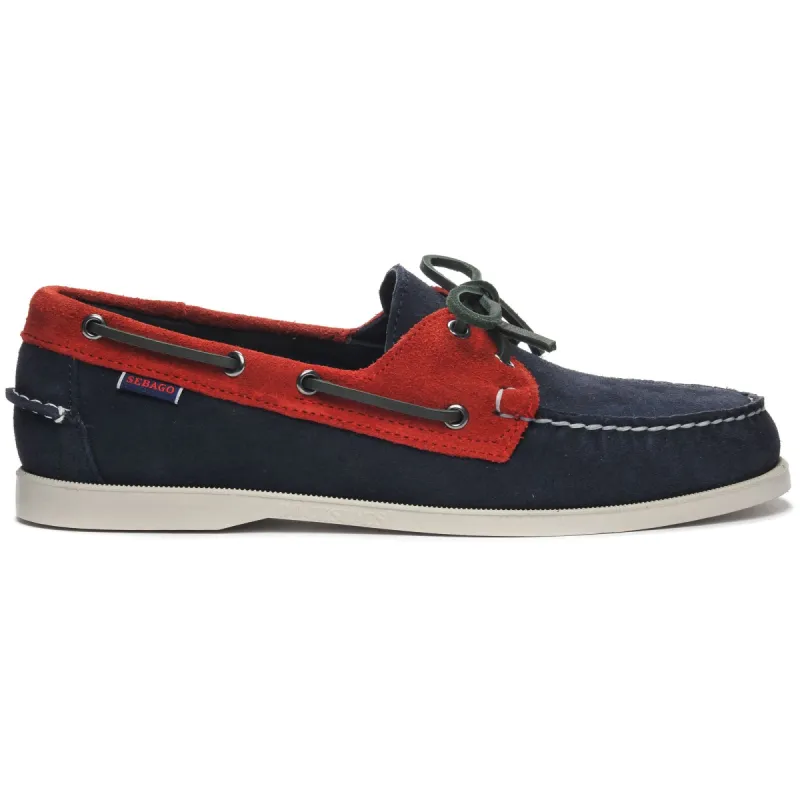 PORTLAND BARACUTA - Moc - Moccasin - Man - BLUE-RED-GREEN sold by Sebago