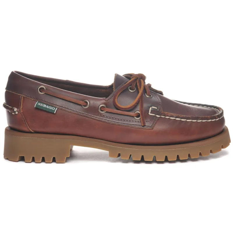 RANGER WAXY WOMAN - Docksides - Moccasin - Woman - BROWN-GUM sold by Sebago