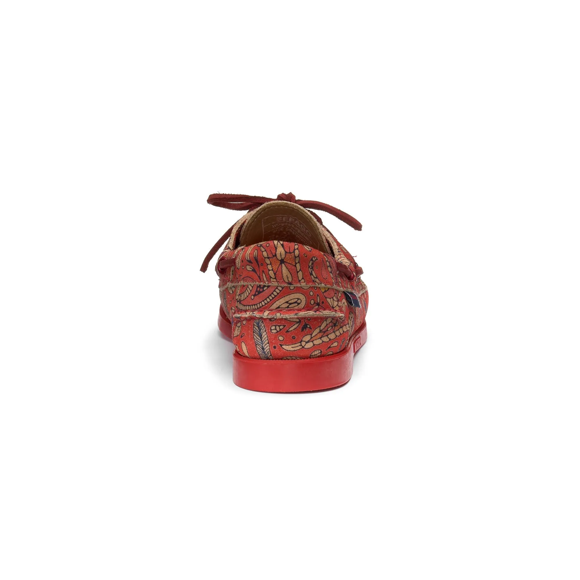 DOCKSIDES PAISLEY WOMAN - Docksides - Mocassin - Woman - RED PAISLEY sold by Sebago product image thumbnail 5