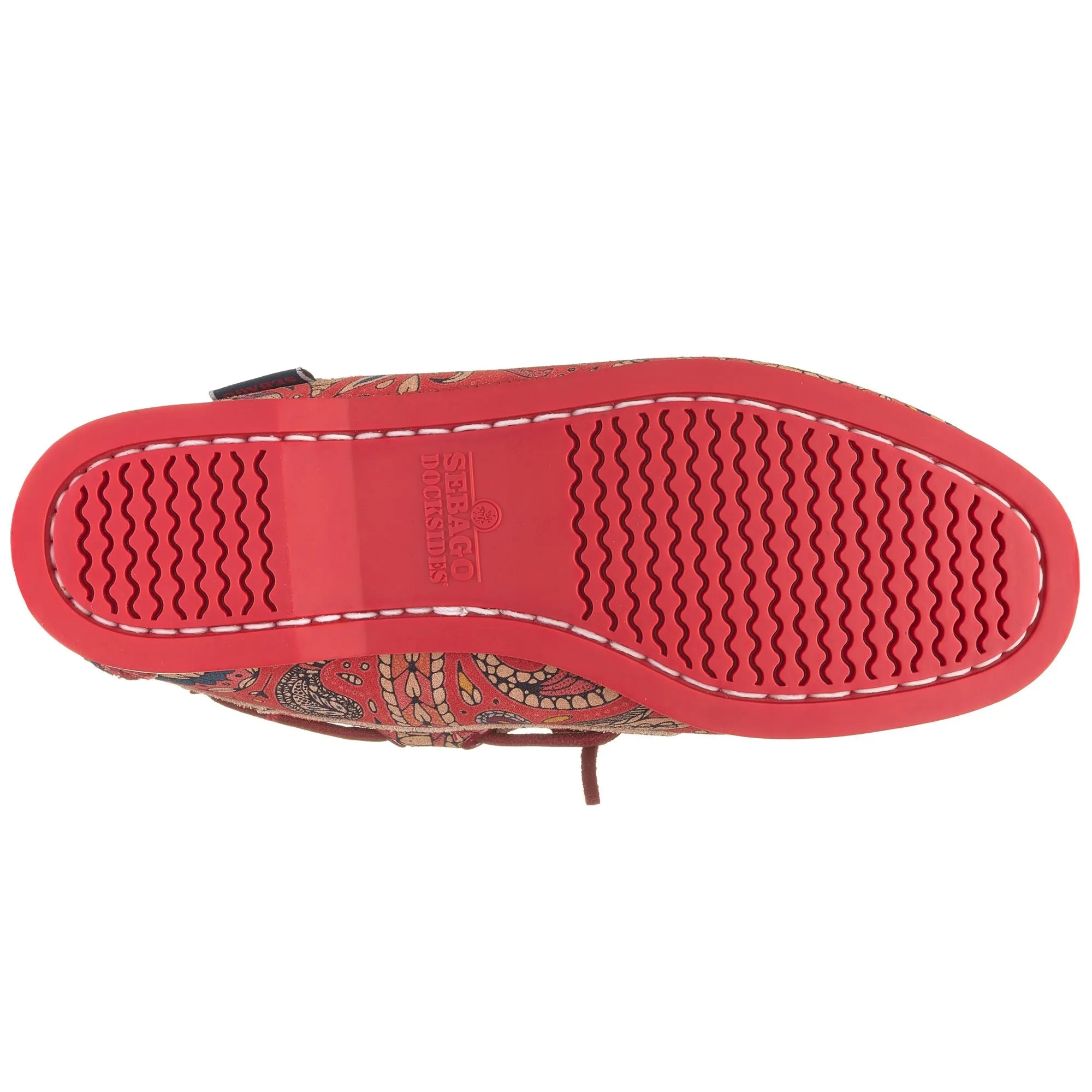 DOCKSIDES PAISLEY WOMAN - Docksides - Mocassin - Woman - RED PAISLEY sold by Sebago product image thumbnail 2