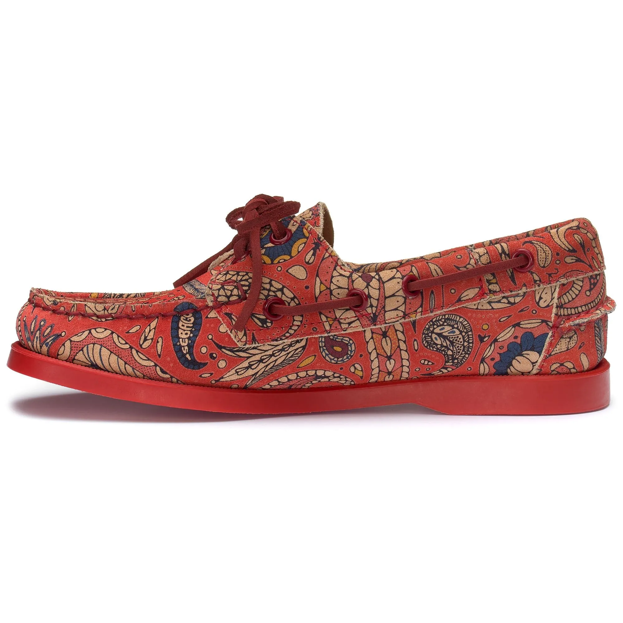 DOCKSIDES PAISLEY WOMAN - Docksides - Mocassin - Woman - RED PAISLEY sold by Sebago product image thumbnail 3