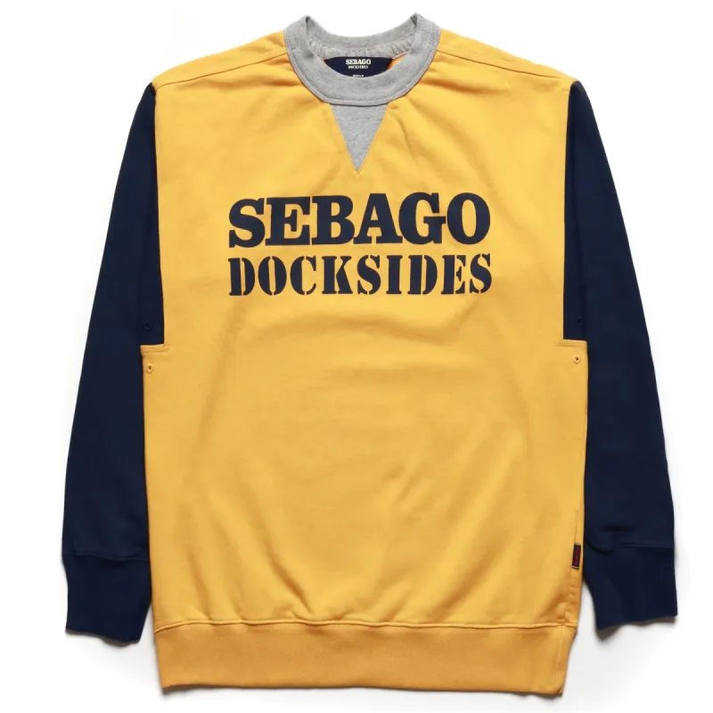 BOWKNOT LT. SEBAGO DOCKSIDES - Fleece - Jumper - Man - YELLOW-BLUE-GREY MEL sold by Sebago