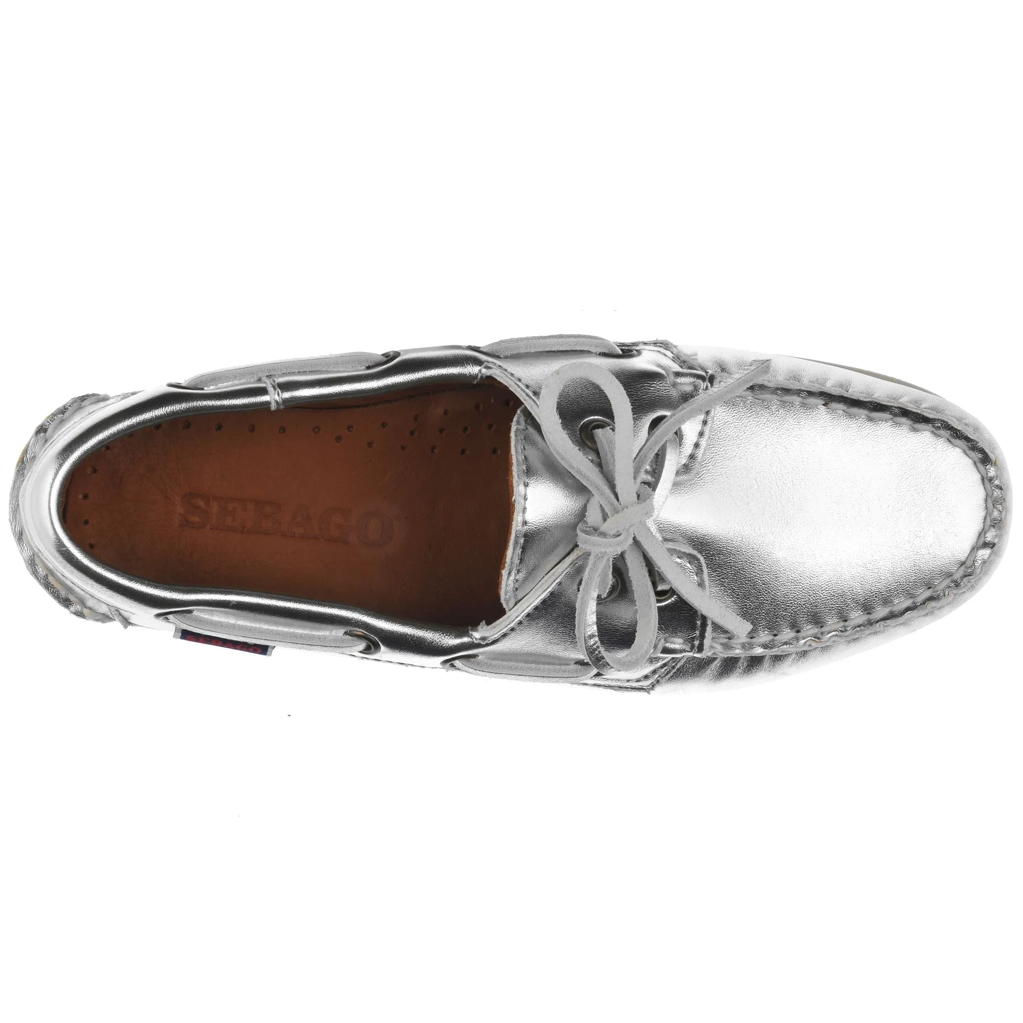 DOCKSIDES PORTLAND MET WOMAN - Docksides - Mocassin - Woman - SILVER sold by Sebago product image thumbnail 4