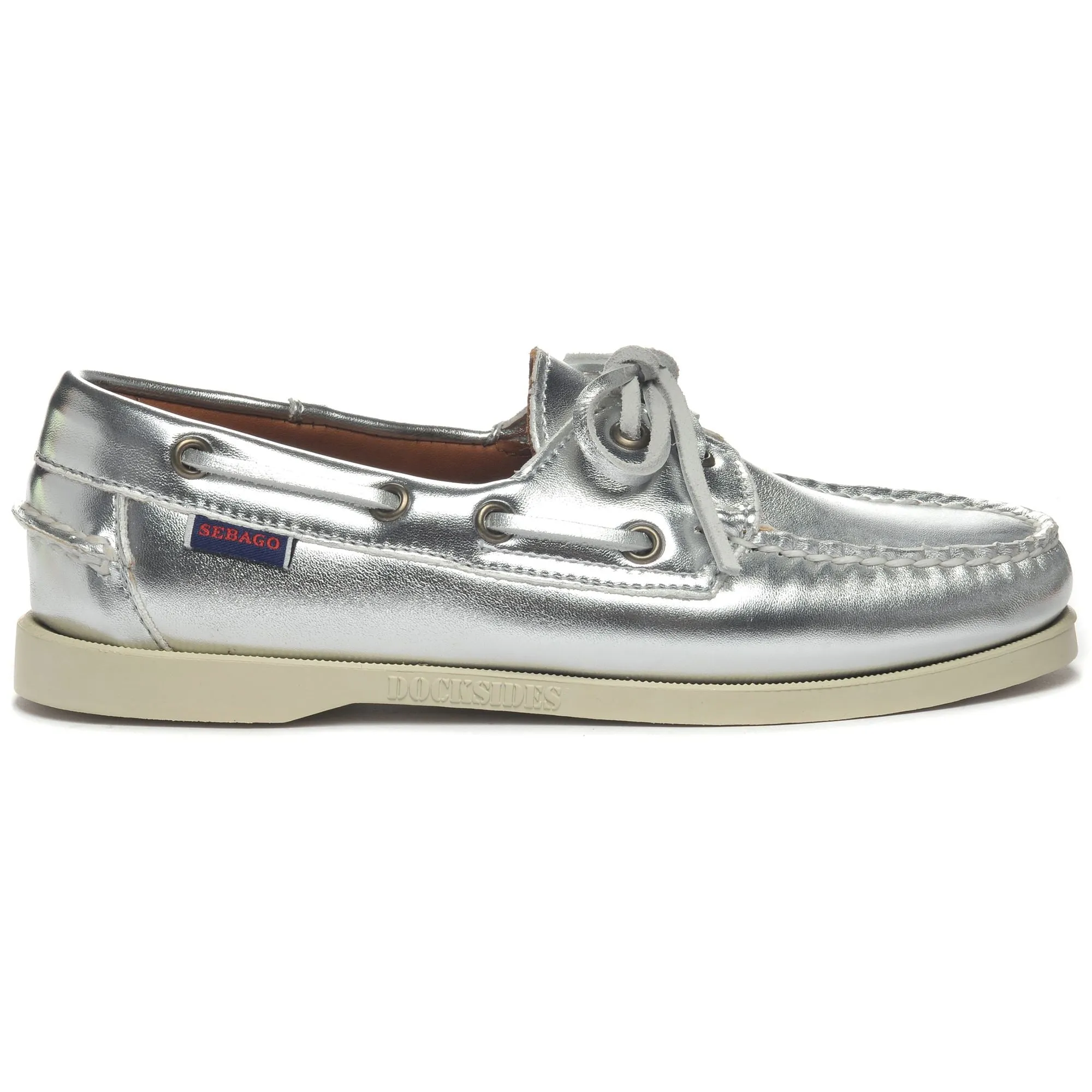 DOCKSIDES PORTLAND MET WOMAN - Docksides - Mocassin - Woman - SILVER sold by Sebago