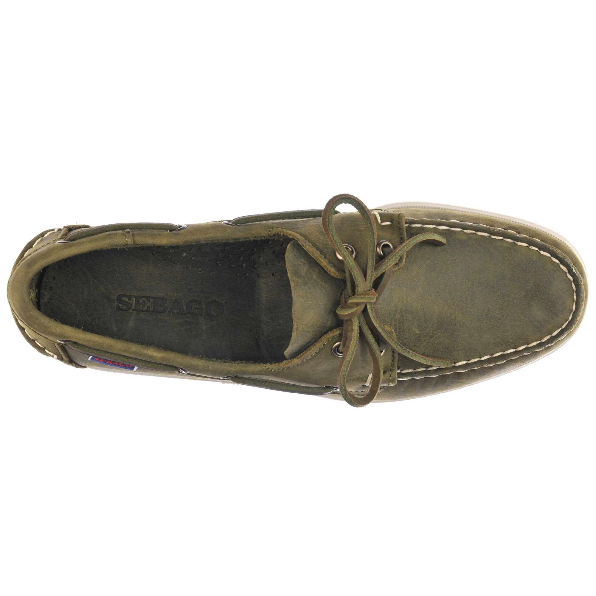 Docksides Portland Crazy H - Docksides - Mocassin - Man - GREEN MILITARY sold by Sebago product image thumbnail 4