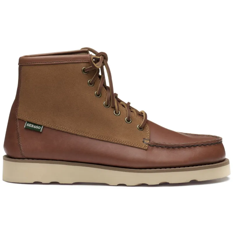 TALA MID CANYON - Moc - Mid Cut - Man - BROWN-BROWN COGNAC made by Sebago