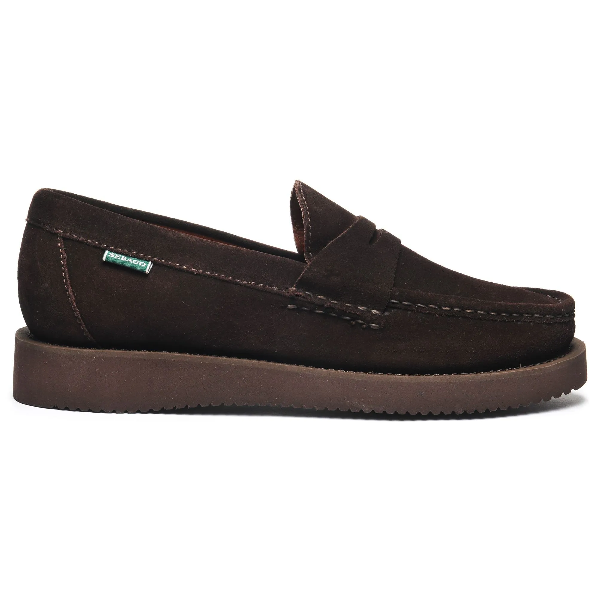 WATA PENNY EVA SUEDE - Moc - Low Cut - Man - TOTAL DK BROWN sold by Sebago